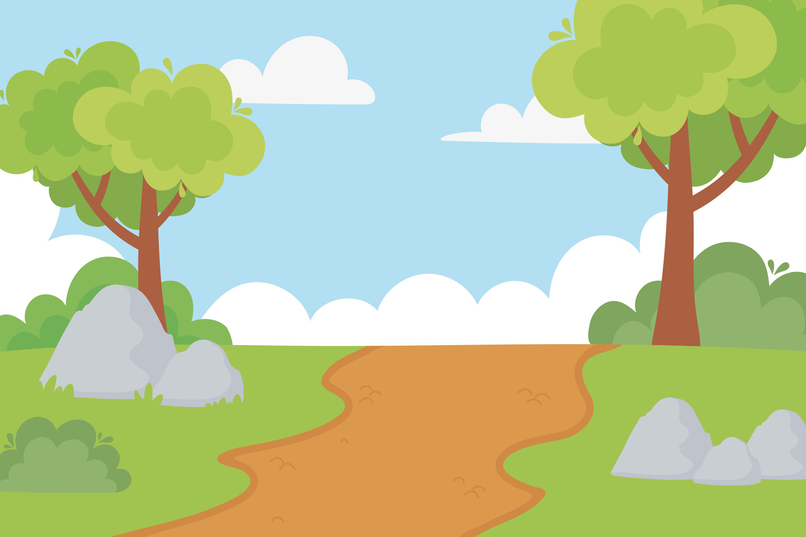 Forest Landscape Illustration